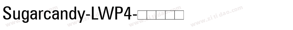 Sugarcandy-LWP4字体转换