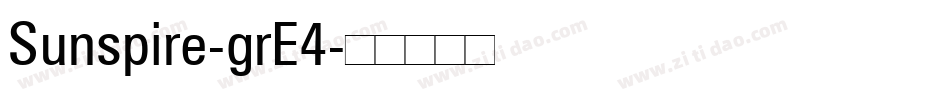 Sunspire-grE4字体转换