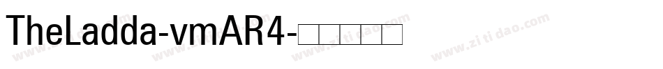 TheLadda-vmAR4字体转换
