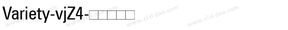 Variety-vjZ4字体转换