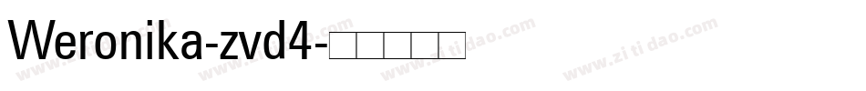 Weronika-zvd4字体转换