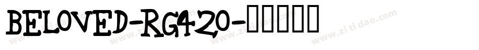 Beloved-rg42O字体转换