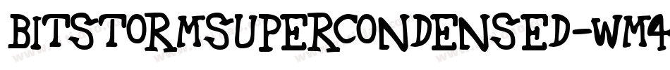 BitstormSupercondensed-wm42字体转换