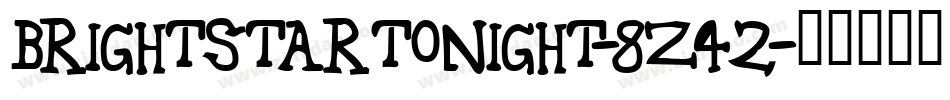 BrightStarTonight-8z42字体转换