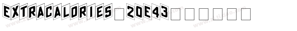 Extracalories-2OE43字体转换
