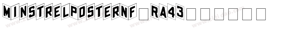 MinstrelPosterNf-RA43字体转换