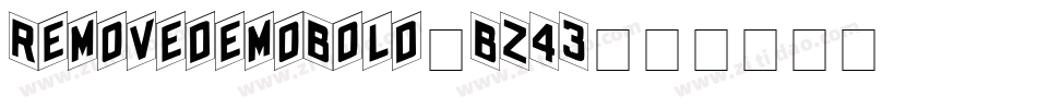 RemovedemoBold-BZ43字体转换