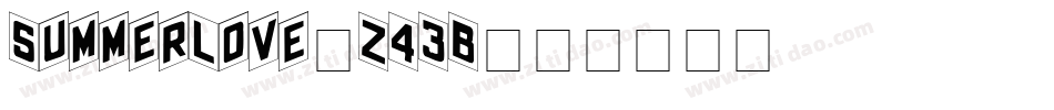 SummerLove-Z43B字体转换
