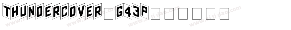 Thundercover-g43P字体转换