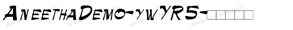 AneethaDemo-ywYR5字体转换