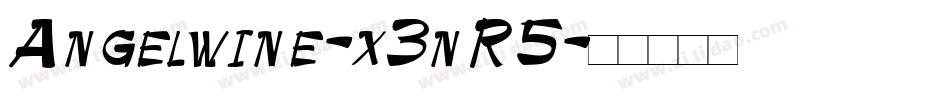 Angelwine-x3nR5字体转换