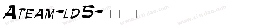 Ateam-ld5字体转换