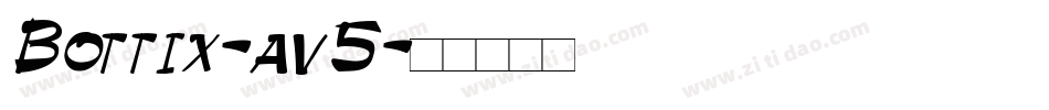Bottix-av5字体转换