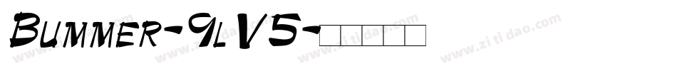Bummer-9lV5字体转换