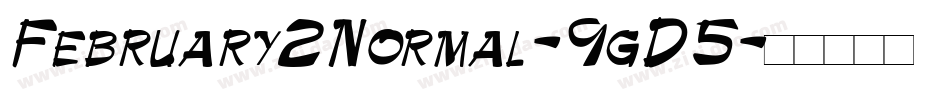 February2Normal-9gD5字体转换