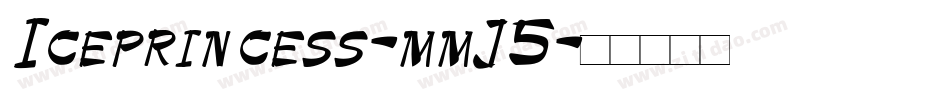 Iceprincess-mmJ5字体转换