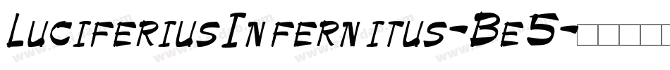 LuciferiusInfernitus-Be5字体转换