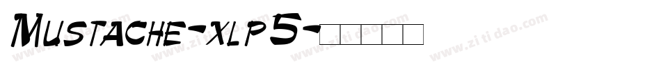 Mustache-xlp5字体转换