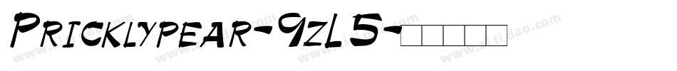 Pricklypear-9zL5字体转换