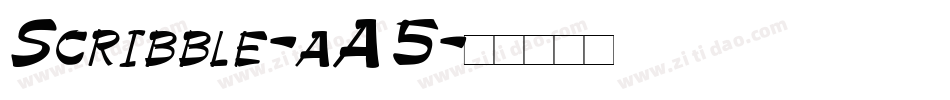 Scribble-aA5字体转换