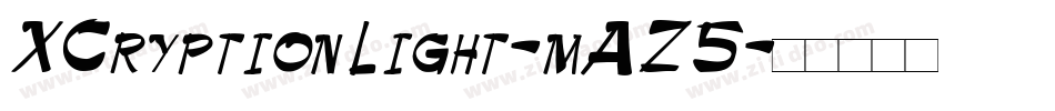 XCryptionLight-mAZ5字体转换