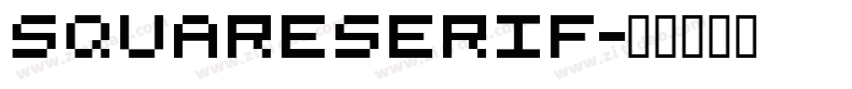 SquareSerif字体转换
