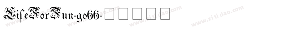 LifeForFun-go66字体转换