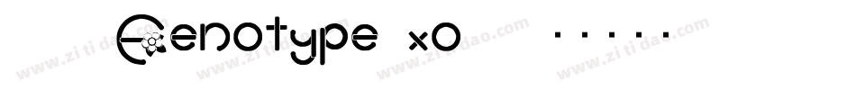 1012Fenotype-xo70字体转换