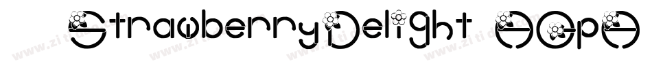 101StrawberryDelight-AGpA字体转换