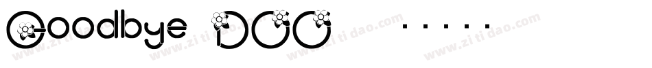 Goodbye-DOO70字体转换