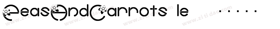 PeasAndCarrots-le70字体转换