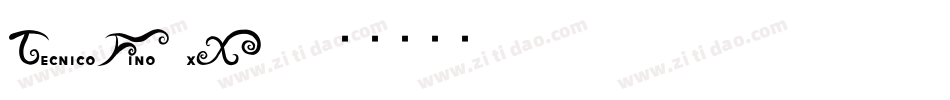 TecnicoFino-xX70字体转换
