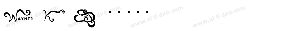 Wayner-K70ED字体转换