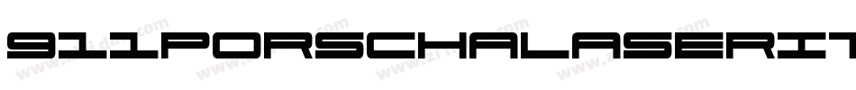 911PorschaLaserItalic-WERG字体转换
