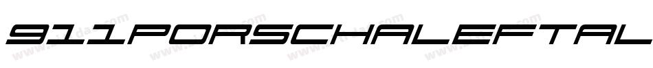 911PorschaLeftalic-az7m字体转换