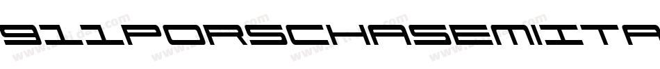 911PorschaSemiItalic-EMzj字体转换