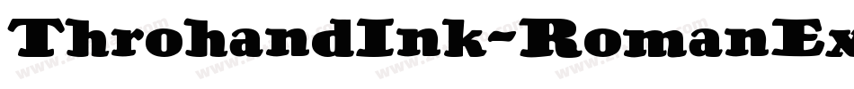 ThrohandInk-RomanExpert字体转换