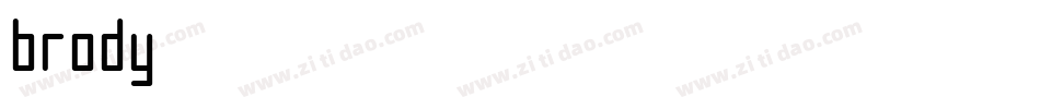 brody字体转换