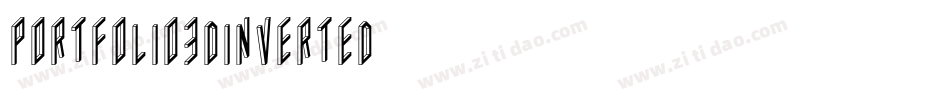 Portfolio3DInverted字体转换