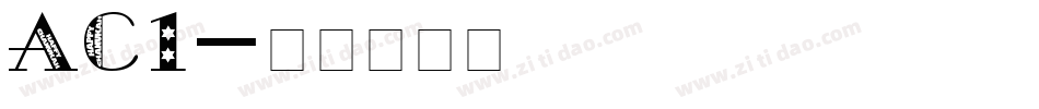 AC1字体转换