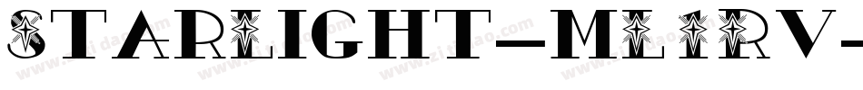 StarLight-mL1Rv字体转换
