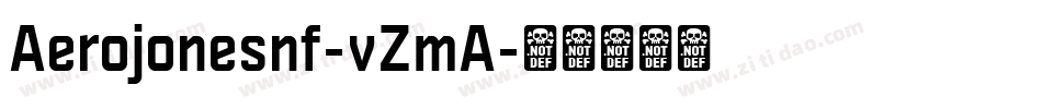 Aerojonesnf-vZmA字体转换