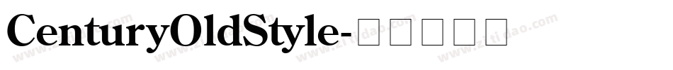 CenturyOldStyle字体转换