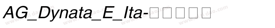 AG_Dynata_E_Ita字体转换