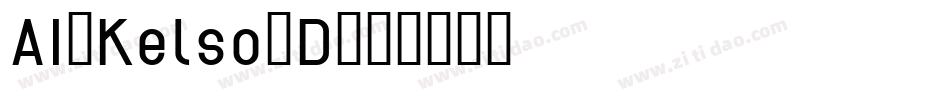 AI-Kelso-D字体转换