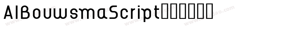 AIBouwsmaScript字体转换