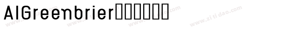 AIGreenbrier字体转换