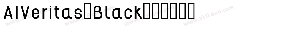 AIVeritas-Black字体转换