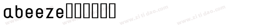 abeeze字体转换