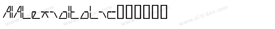 AIAlexiaItalic字体转换